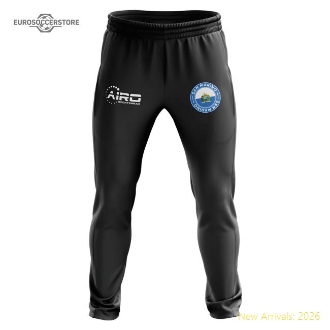 San Marino Concept Football Training Pants (Black)-Football Jersey Hub