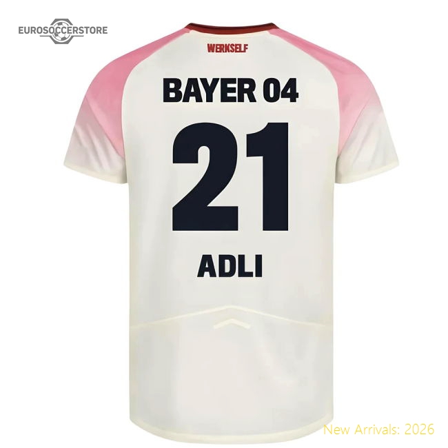 2025-2026 Bayer Leverkusen Away Shirt (Kids) (Adli 21)-Football Jersey Hub