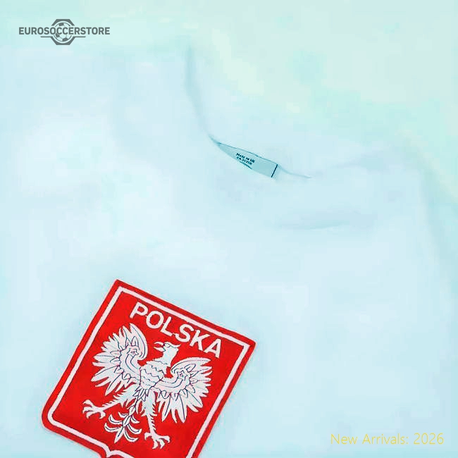 Poland 1970s White Retro Football Shirt-Football Jersey Hub