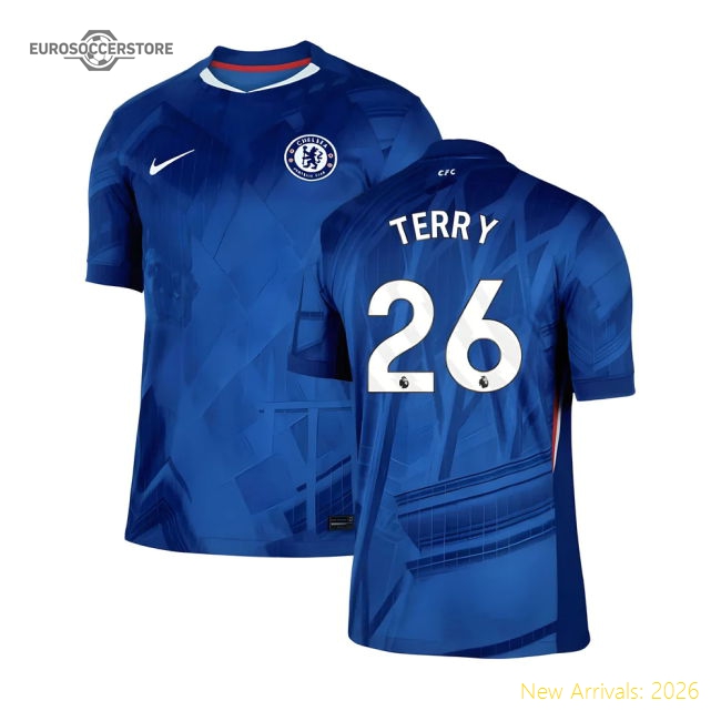 2025-2026 Chelsea Home Shirt (Terry 26)-Football Jersey Hub