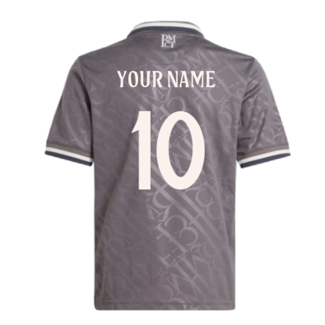2024-2025 Real Madrid Third Shirt (Kids) (Your Name)-Football Jersey Hub