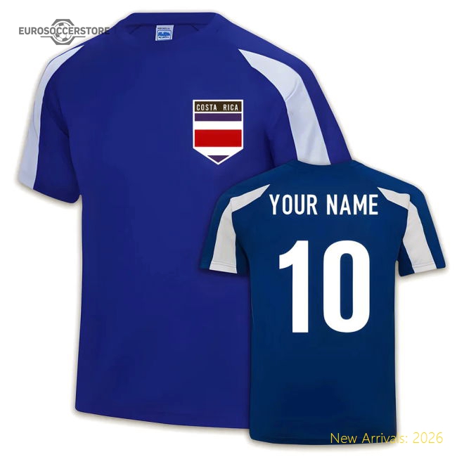 Costa Rica Sports Training Jersey (Your Name)-Football Jersey Hub