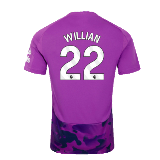 2024-2025 Fulham Third Shirt (Willian 22)-Football Jersey Hub
