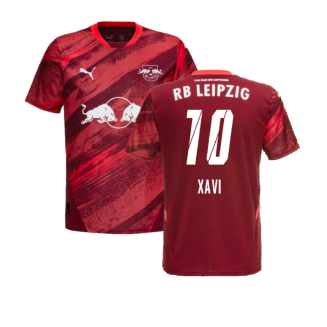 2024-2025 Red Bull Leipzig Away Shirt (Xavi 10)-Football Jersey Hub