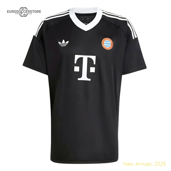 2024-2025 Bayern Munich Third Goalkeeper Shirt (Black)-Football Jersey Hub