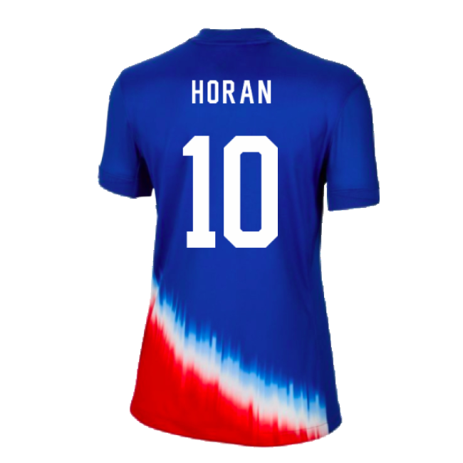 2024-2025 USA United States Away Shirt (Ladies) (Horan 10)-Football Jersey Hub