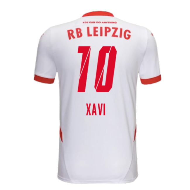 2024-2025 Red Bull Leipzig Home Shirt (Kids) (Xavi 10)-Football Jersey Hub