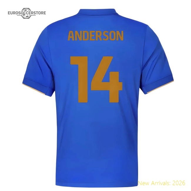 2025-2026 Birmingham City Home Shirt (Anderson 14)-Football Jersey Hub