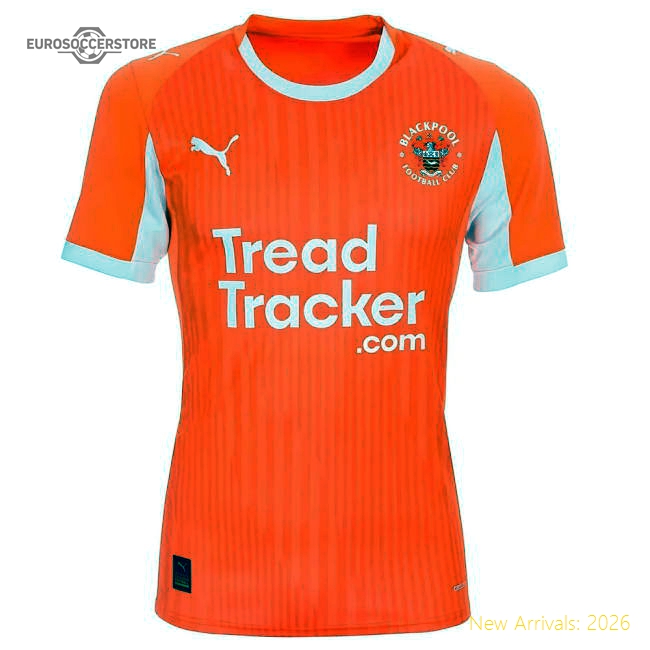 2025-2026 Blackpool Home Shirt-Football Jersey Hub