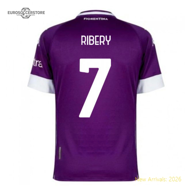 2020-2021 Fiorentina Home Shirt (RIBERY 7)-Football Jersey Hub