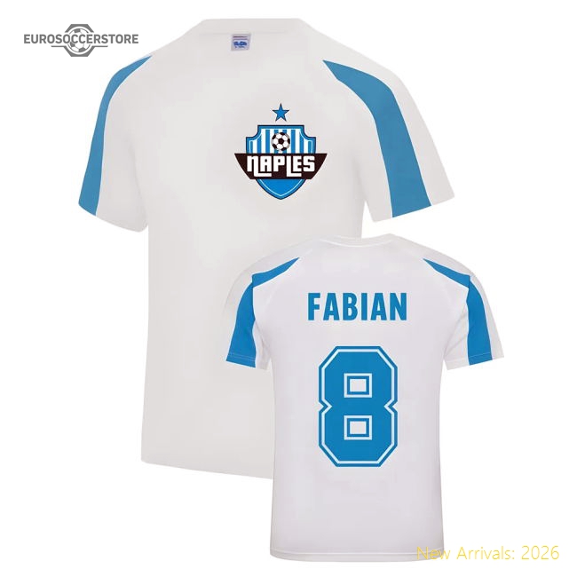 Fabián Ruiz Napoli Sports Training Jersey (White)-Football Jersey Hub