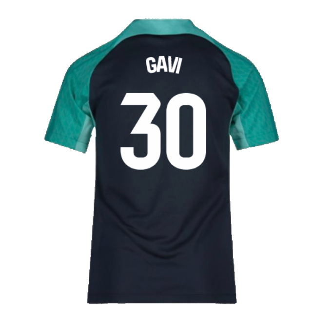 2023-2024 Barcelona Training Shirt (Thunder) - Kids (Gavi 30)-Football Jersey Hub