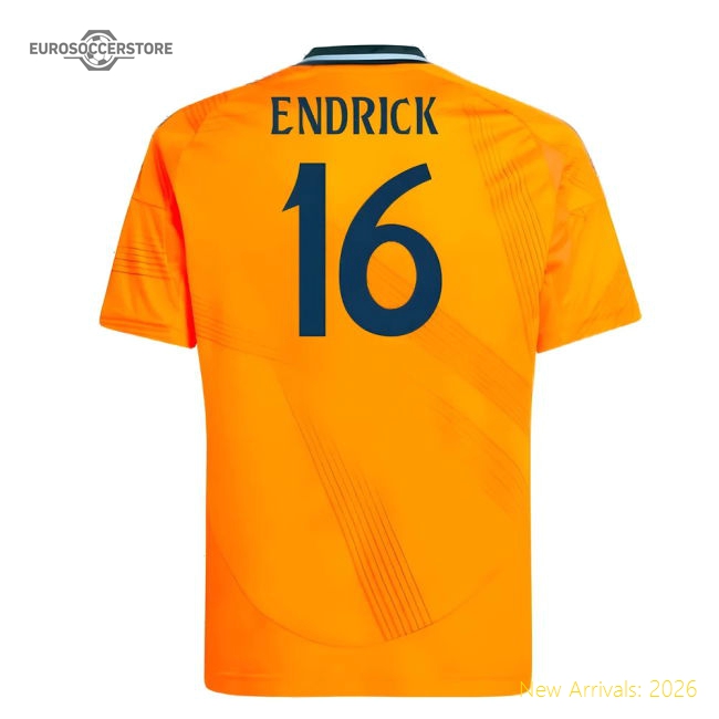 2024-2025 Real Madrid Away Shirt (Kids) (Endrick 16)-Football Jersey Hub
