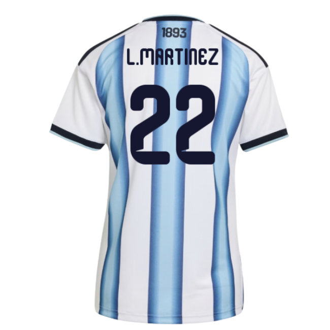 2026-2027 Argentina Home Shirt (Womens) (L.Martinez 22)-Football Jersey Hub