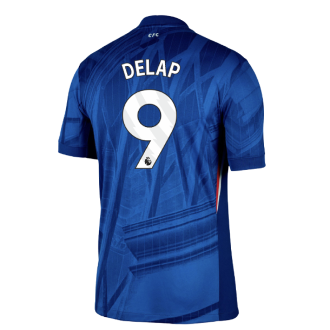 2025-2026 Chelsea Home Shirt (Delap 9)-Football Jersey Hub