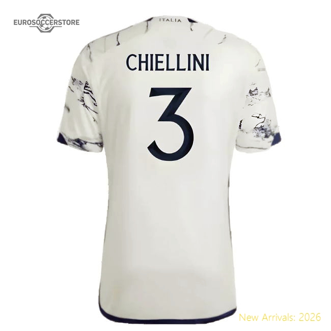 2023-2024 Italy Away Shirt (CHIELLINI 3)-Football Jersey Hub
