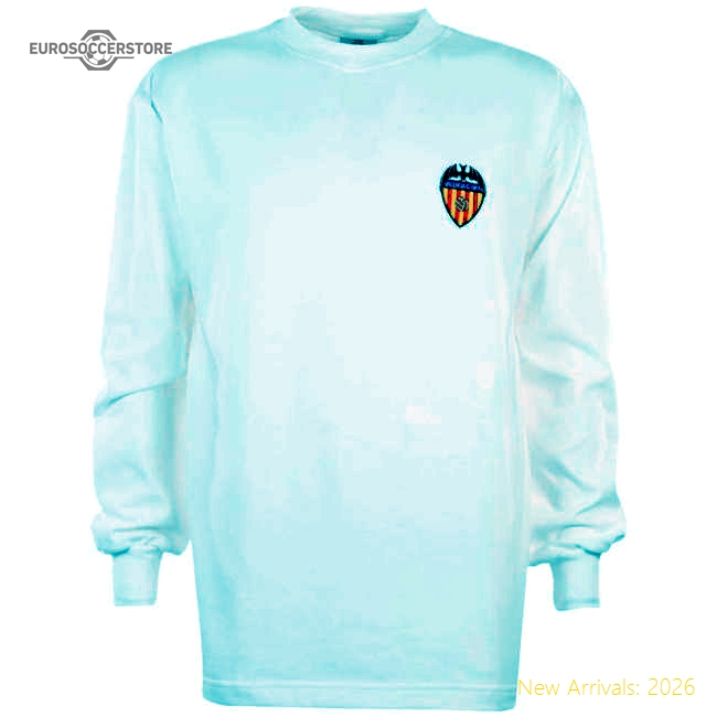 Valencia 1960s Retro Football Shirt-Football Jersey Hub