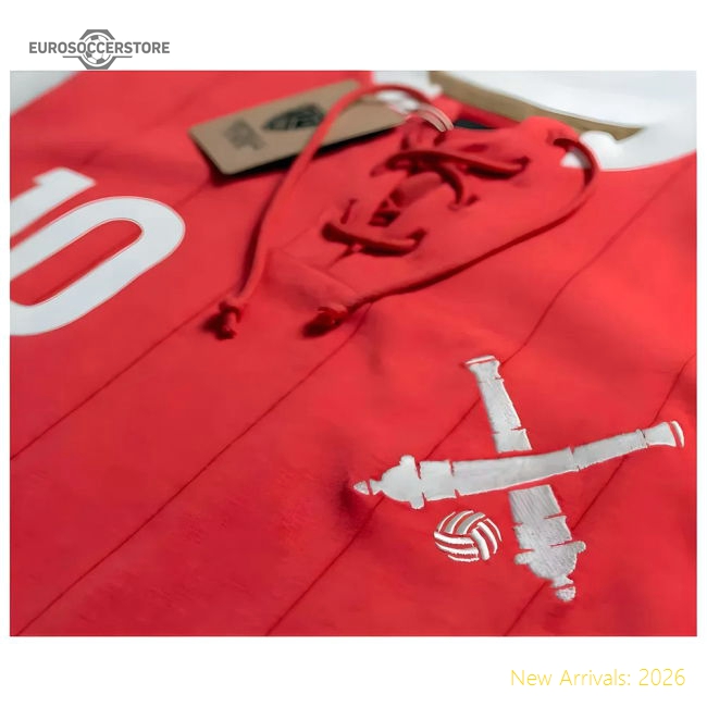 The Cannon Bergkamp Home Retro Football Shirt with Laces-Football Jersey Hub