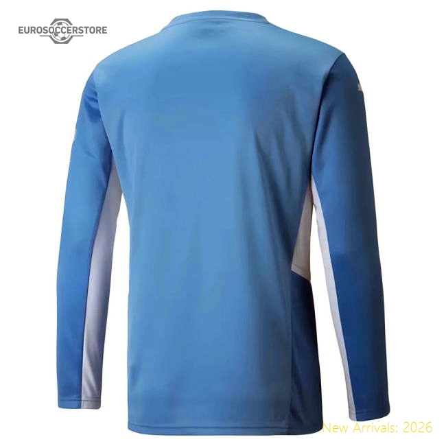 2021-2022 Man City Long Sleeve Home Shirt-Football Jersey Hub