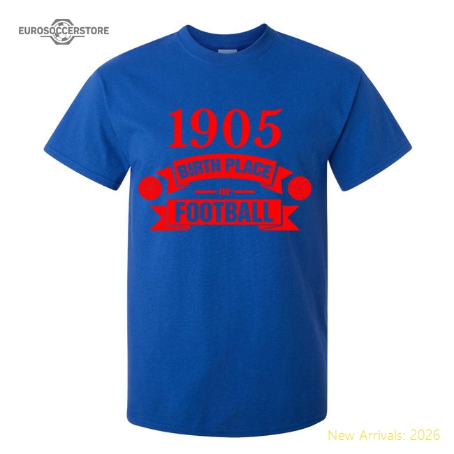 Crystal Palace Birth Of Football T-shirt (blue)-Football Jersey Hub