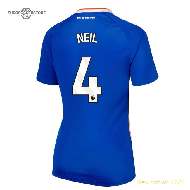2025-2026 Sunderland Away Shirt - Womens (Neil 4)-Football Jersey Hub