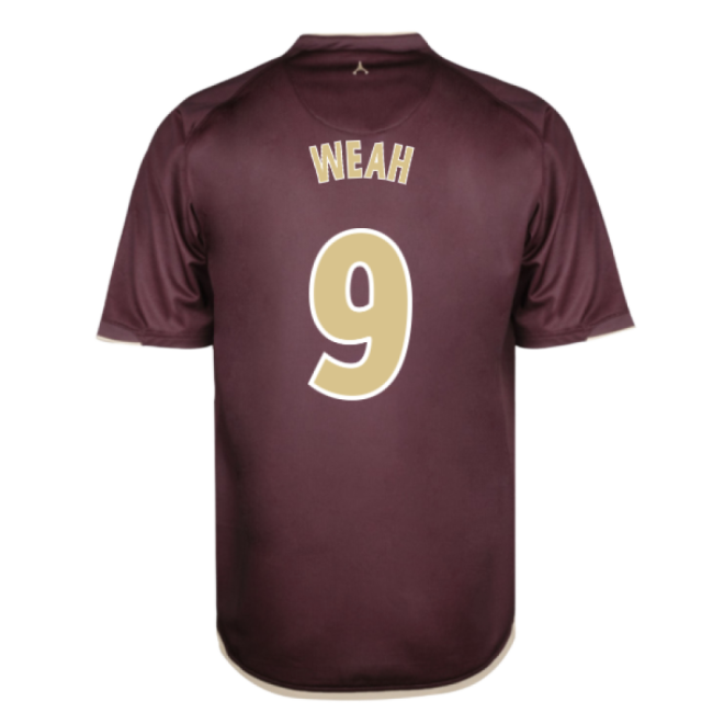 2006-2007 PSG Away Retro Shirt (Weah 9)-Football Jersey Hub