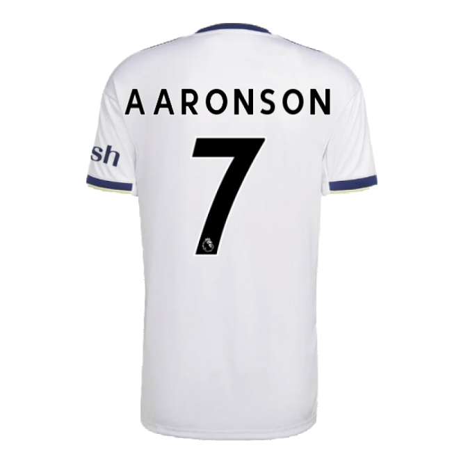 2022-2023 Leeds United Home Shirt (AARONSON 7)-Football Jersey Hub