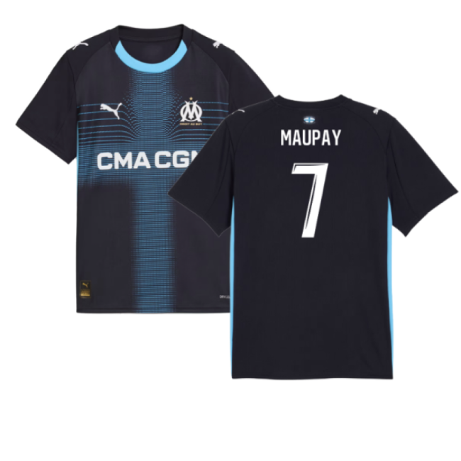2025-2026 Marseille Away Shirt (Kids) (Maupay 7)-Football Jersey Hub