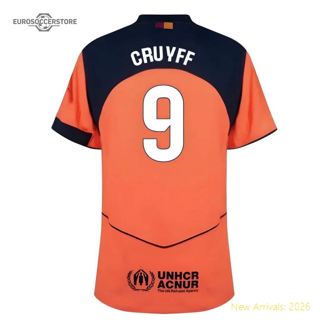 2025-2026 Barcelona Authentic Third Shirt (Cruyff 9)-Football Jersey Hub