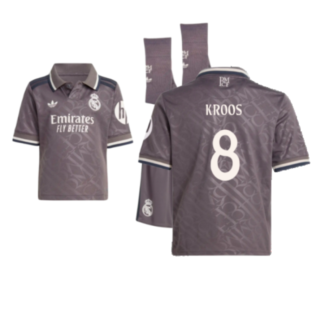2024-2025 Real Madrid Third Youth Kit (Kroos 8)-Football Jersey Hub