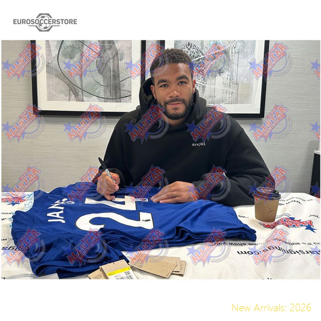 Chelsea FC James Signed Shirt (Framed)-Football Jersey Hub