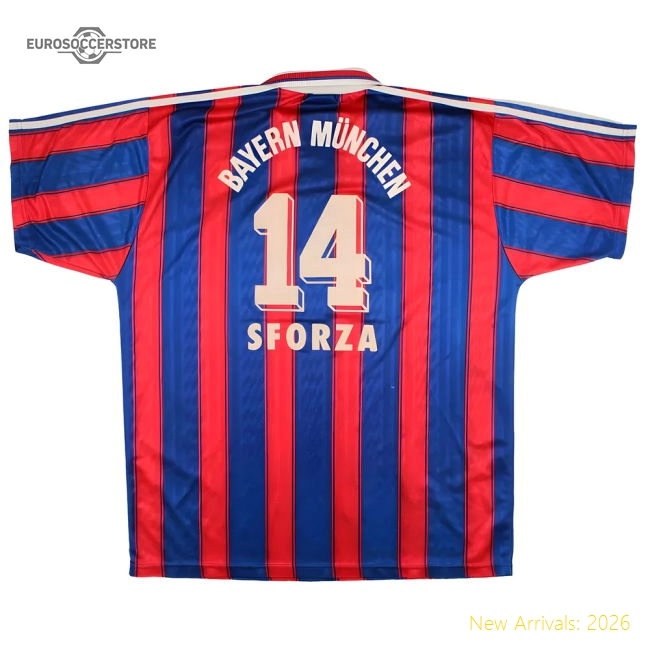 Bayern Munich 1995-97 Home Shirt (XL) Sforza #14 (Very Good)-Football Jersey Hub