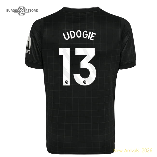 2025-2026 Tottenham Away Mini Kit (Udogie 13)-Football Jersey Hub