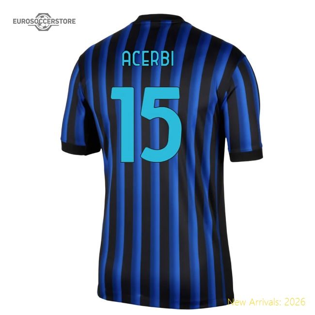 2025-2026 Inter Milan Home Shirt (Acerbi 15)-Football Jersey Hub