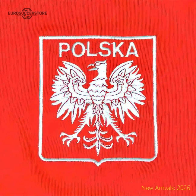 Poland 1970s Red Retro Football Shirt-Football Jersey Hub