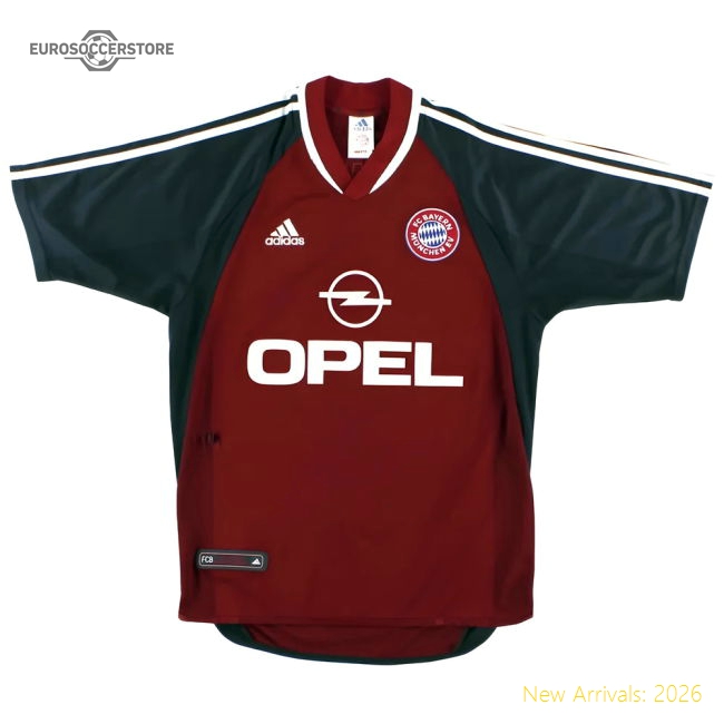 Bayern Munich 2001-02 Home Shirt (S) (Very Good)-Football Jersey Hub