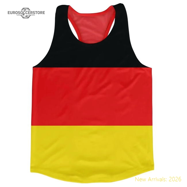 Germany Flag Running Vest-Football Jersey Hub