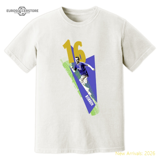 Arjen Robben Chelsea Premier League Legend T-Shirt (White)-Football Jersey Hub