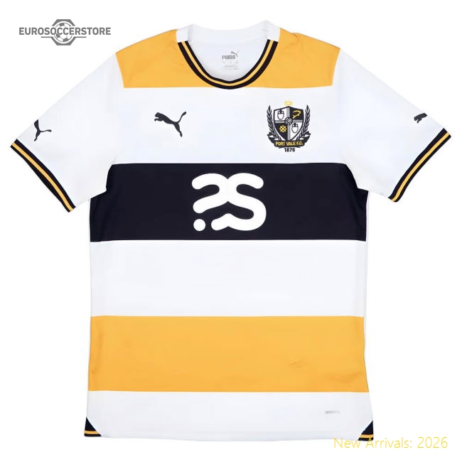 2023-2024 Port Vale Home Shirt-Football Jersey Hub