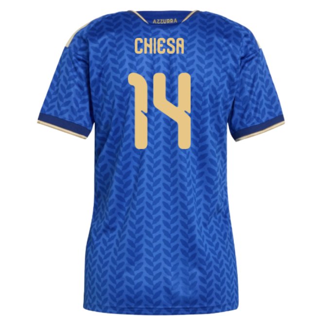 2026-2027 Italy Home Shirt (Womens) (Chiesa 14)-Football Jersey Hub