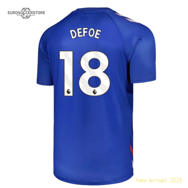 2025-2026 Sunderland Away Pre-Match Jersey (Blue) - Kids (Defoe 18)-Football Jersey Hub