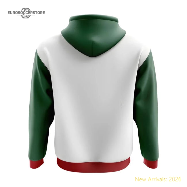 Mexico Concept Country Football Hoody (White)-Football Jersey Hub