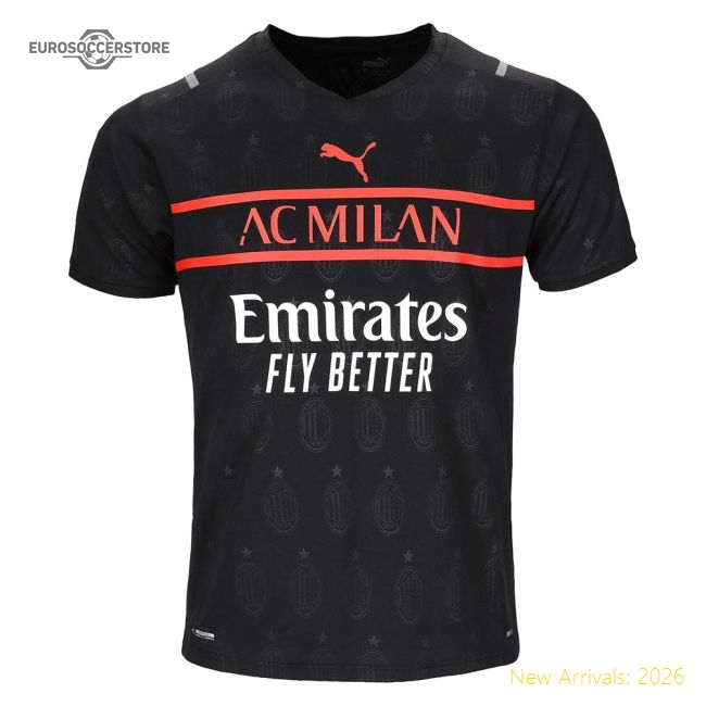 2021-2022 AC Milan Third Shirt (kids)-Football Jersey Hub