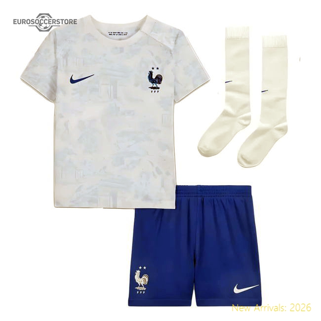 2022-2023 France Away Little Boys Mini Kit-Football Jersey Hub