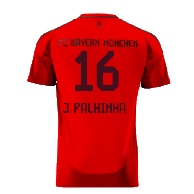 2024-2025 Bayern Munich Home Shirt (Kids) (J. Palhinha 16)-Football Jersey Hub