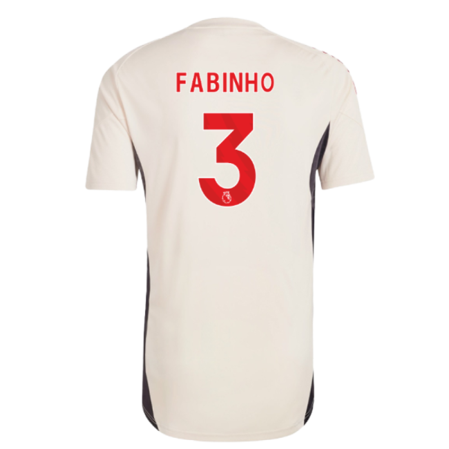 2025-2026 Liverpool Training Jersey (White) (Fabinho 3)-Football Jersey Hub