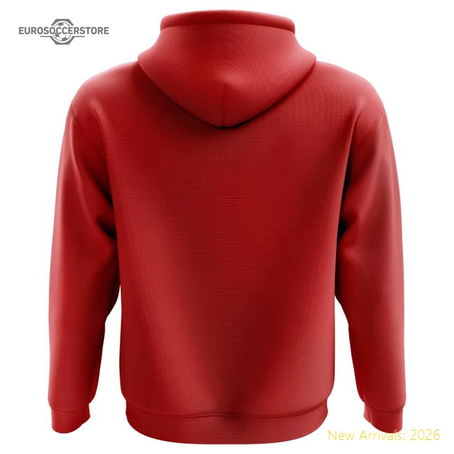2025-2026 Denmark Home Concept Hoody (Kids)-Football Jersey Hub