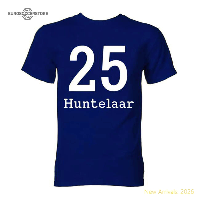 Klaas Jan Huntelaar Schalke Hero T-Shirt (Blue)-Football Jersey Hub