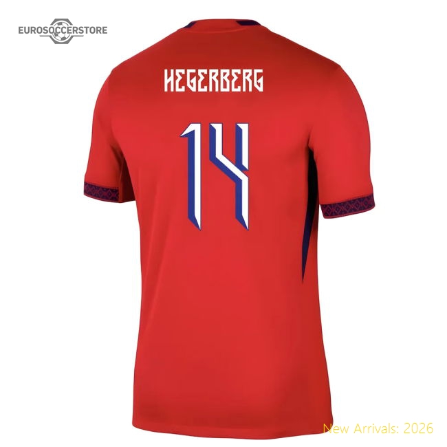 2025-2026 Norway Womens Team Home Shirt (Unisex) (Hegerberg 14)-Football Jersey Hub