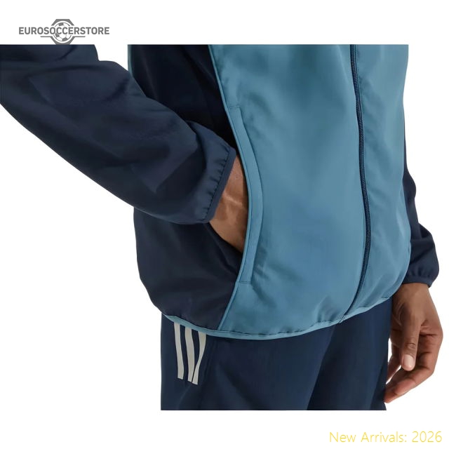 2025-2026 Arsenal Presentation Jacket (Blanch Blue)-Football Jersey Hub